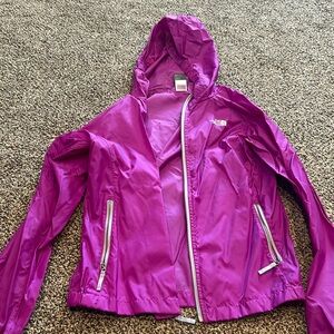 The North Face Purple rain jacket